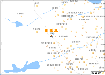 map of Hindoli