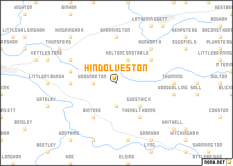 map of Hindolveston