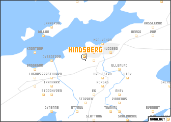 map of Hindsberg