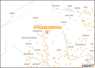 map of Hindubeg Bānda