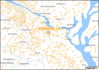 map of Hindu Kalle