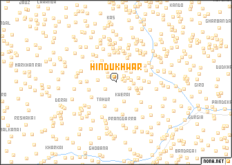 map of Hīndu Khwār