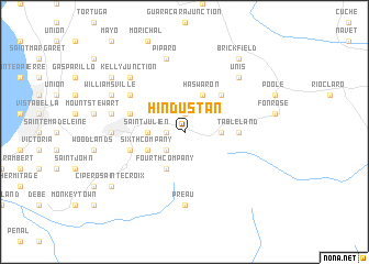 map of Hindustan