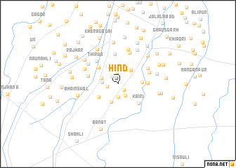 map of Hīnd