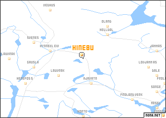 map of Hinebu