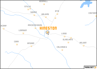 map of Hineston