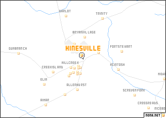 map of Hinesville