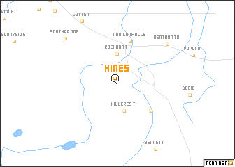 map of Hines