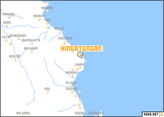 map of Hingatungan