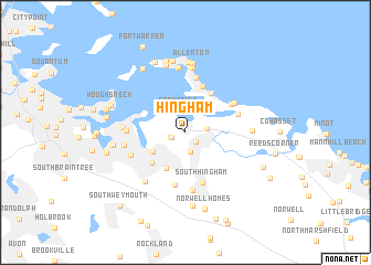 map of Hingham