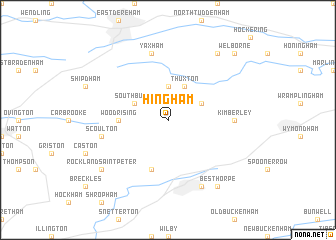 map of Hingham