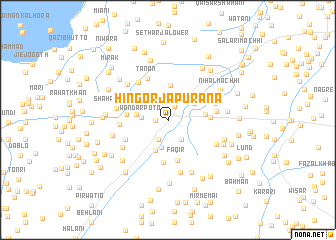 map of Hingorja Purāna