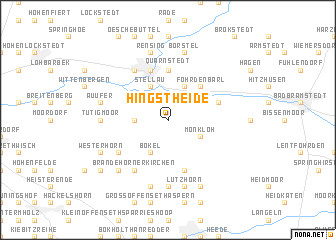 map of Hingstheide