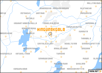 map of Hingurakgala