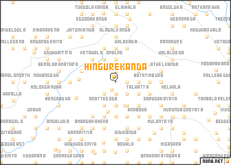 map of Hingurekanda