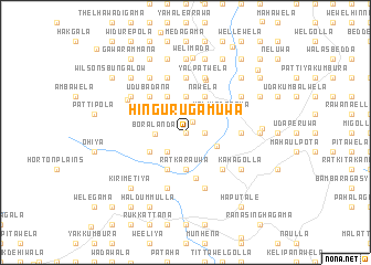 map of Hingurugamuwa