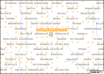 map of Hingurugamuwa