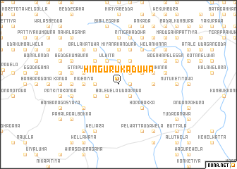 map of Hingurukaduwa