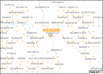 map of Hiniduma