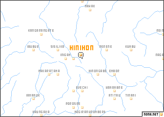 map of Hinihon