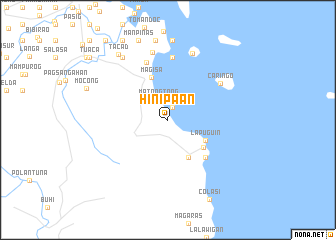 map of Hinipaan