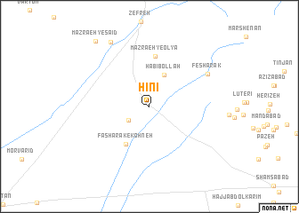 map of Hīnī