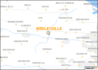 map of Hinkleyville