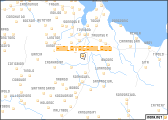 map of Hinlayagan Ilaud