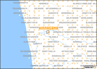 map of Hinnagama