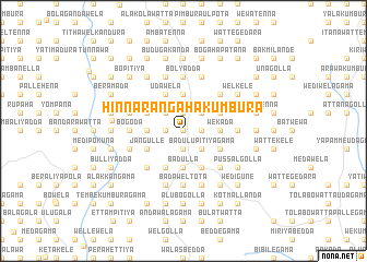 map of Hinnarangahakumbura