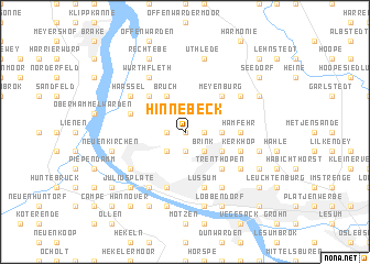 map of Hinnebeck