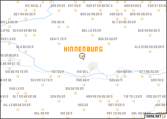 map of Hinnenburg