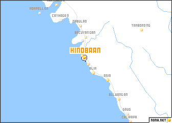 map of Hinoba-an