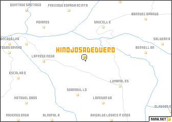 map of Hinojosa de Duero