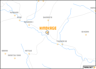 map of Hinokage