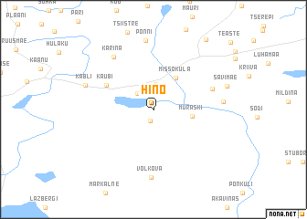 map of Hino