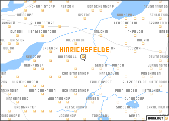 map of Hinrichsfelde