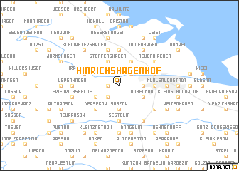 map of Hinrichshagen Hof