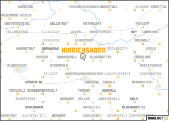 map of Hinrichshörn