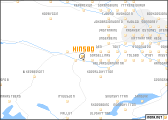 map of Hinsbo