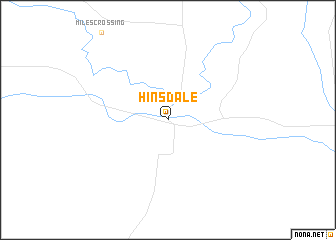 map of Hinsdale