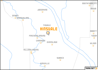 map of Hinsdale