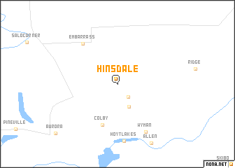 map of Hinsdale