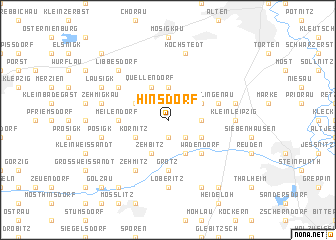 map of Hinsdorf