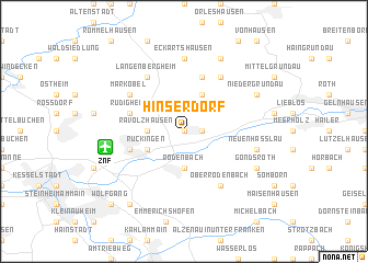 map of Hinserdorf