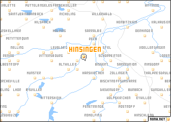 map of Hinsingen