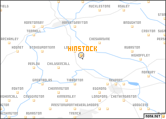 map of Hinstock