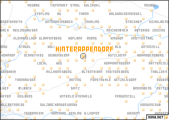 map of Hinterappendorf