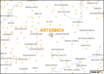 map of Hinterbach