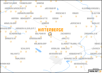 map of Hinterberge